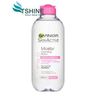 Nước tẩy trang Garnier Micellar Water nắp hồng Hàng Pháp dành cho mọi loại da kể cả nhạy cảm
