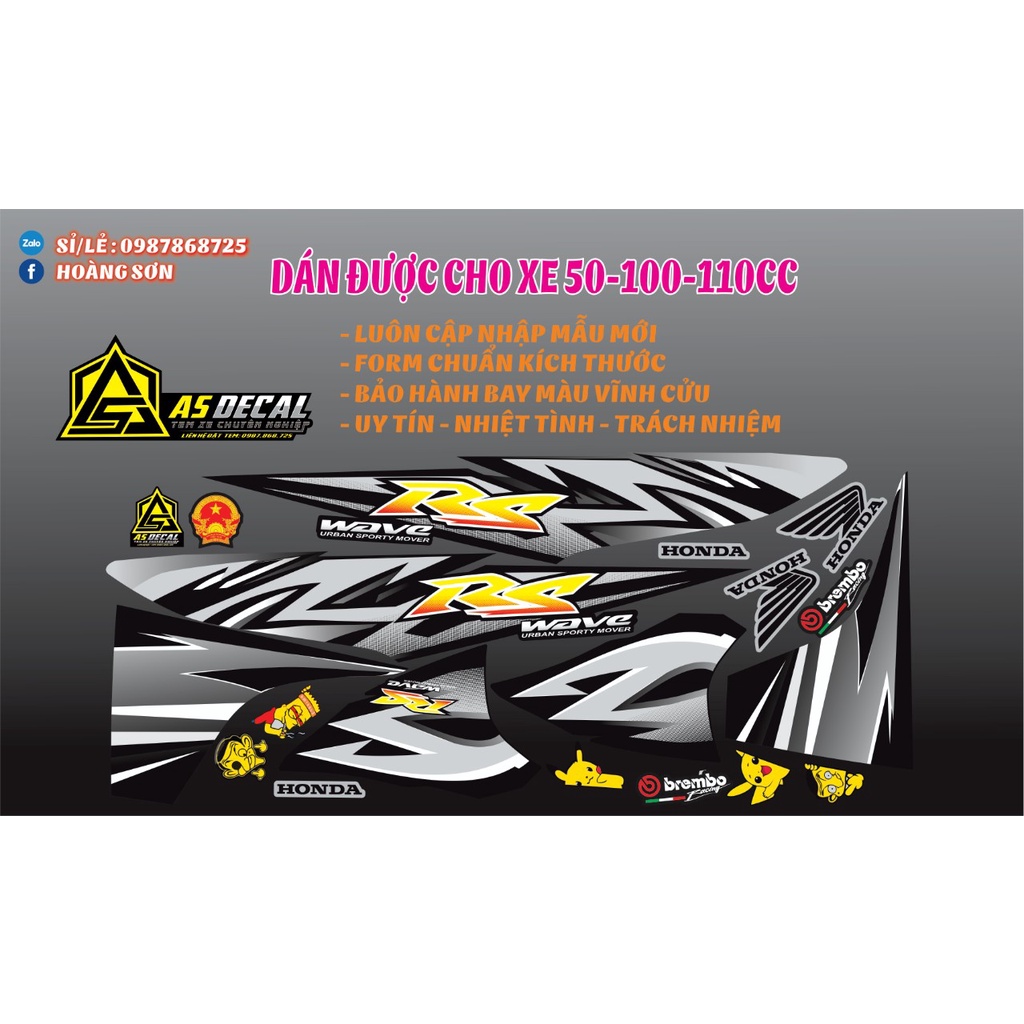 Tem Rời Wave RS 50-100-110