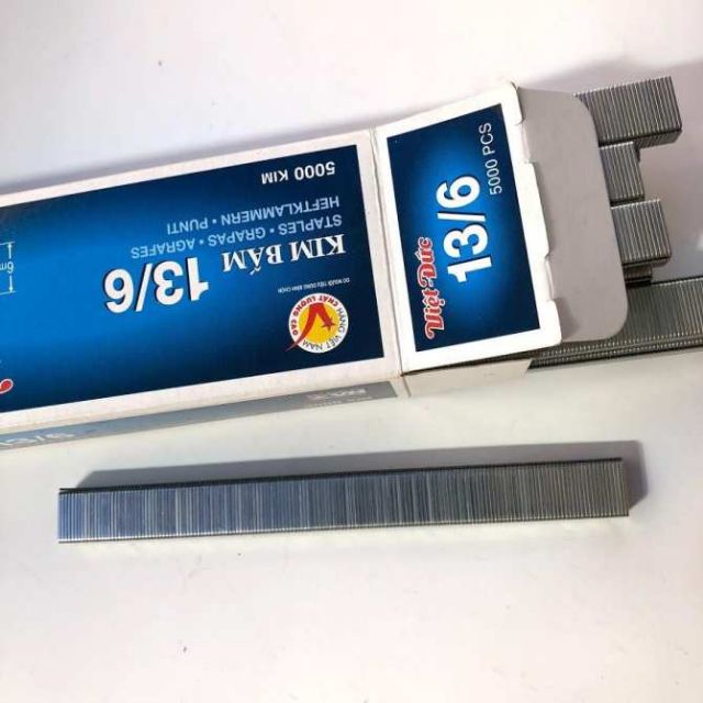 Ghim Bấm Gỗ, Ghim Chữ U Việt Đức (5000 Ghim)