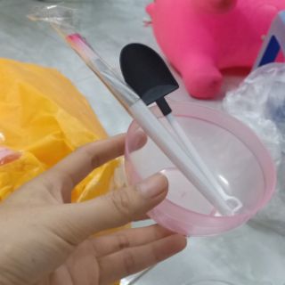 Combo 100 chén + 100 cọ + 100 xẻng chỉ  500k