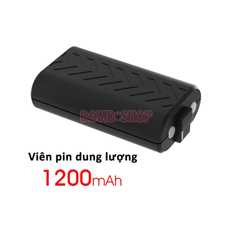 Combo Pin + cáp sạc hãng Dobe cho tay cầm Xbox Series S / Xbox Series X (TYX-0634B)