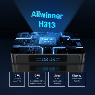 Android Box X96Q Pro, Android TV 10, Ram 2GB, Rom 16GB