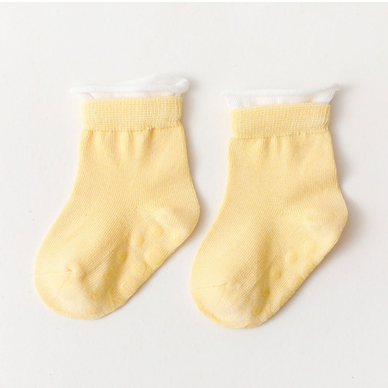 Tất Cotton Mắt Cá Chống Trượt Thời Trang Xuân Hè Cho Bé Sơ Sinh