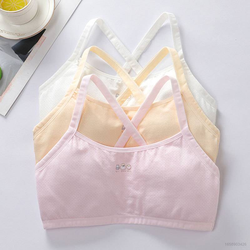 Áo Ngực Mỏng Có Dây Đeo Vai Chống Va Đập Dành Cho Nữ Tuổi Teen / Bé Gái