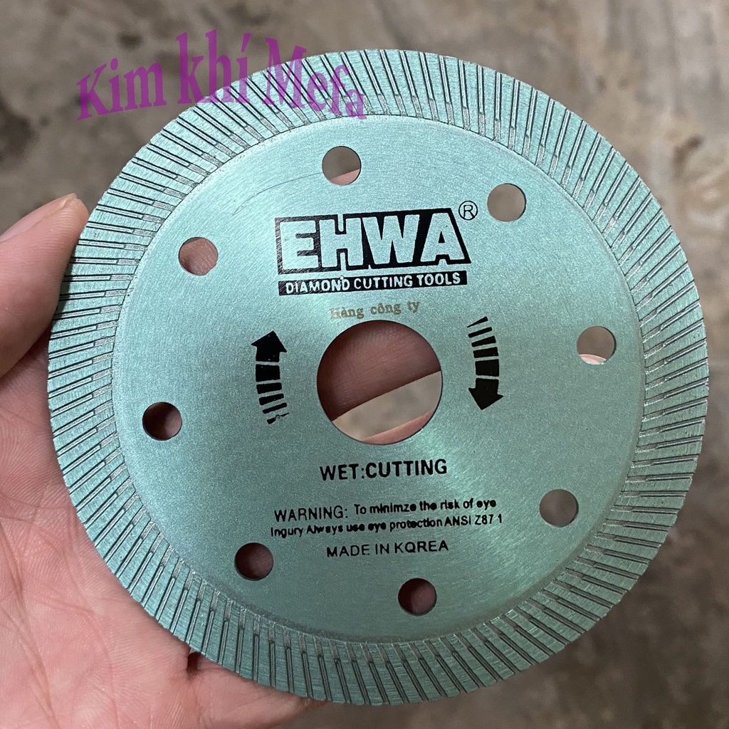 (Hộp 10 lưỡi) Lưỡi cắt gạch đa năng Ehwa 110 chuyên cắt đá hoa cương cao cấp và điêu khắc tượng