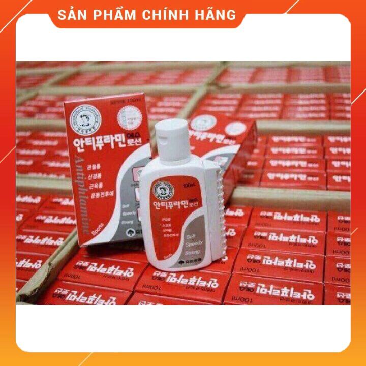 Dầu nóng Hàn Quốc Antiphlamine 100ML - Dầu nóng Antiphlamine Chính hãng Hàn Quốc