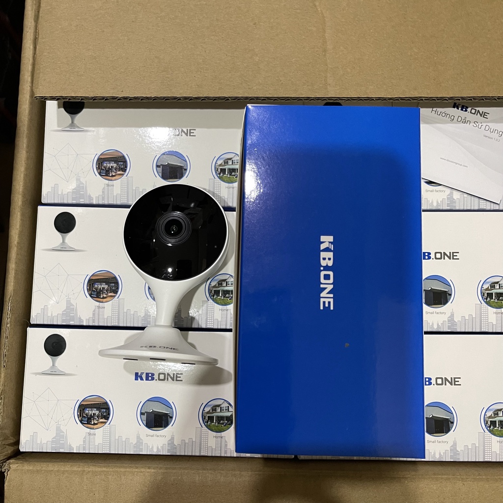 Camera WIFI trong nhà KBONE H21W, cố định góc rộng, bảo hành 24 tháng