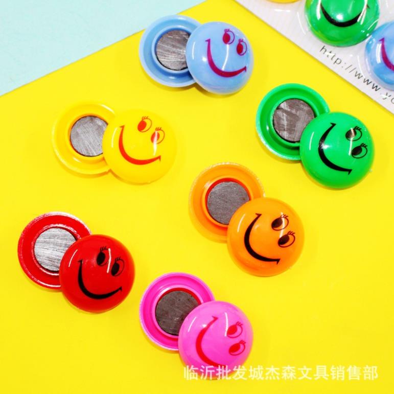 Nam châm dính bảng KOLANO nam châm gắn bảng set 12 chiếc hình mặt cười đáng yêu SA-001373