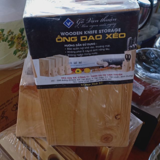 Ống đựng dao kéo gỗ Cao cấp