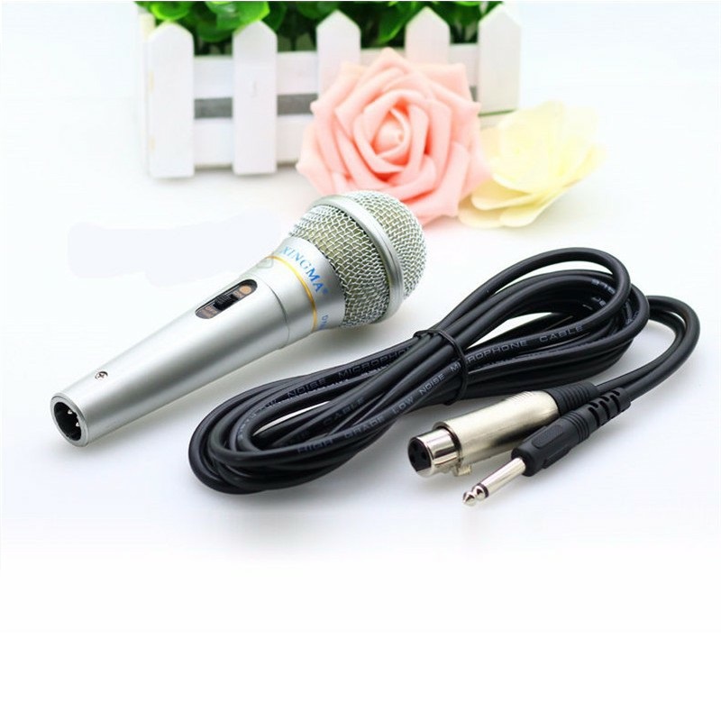 Mic Hát Karaoke XINGMA AK-319 dòng mic có dây giá rẻ, chất lượng cao,tương thích với mọi loại dàn karaoke