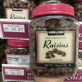 Chocolate sữa Kirkland nho khô