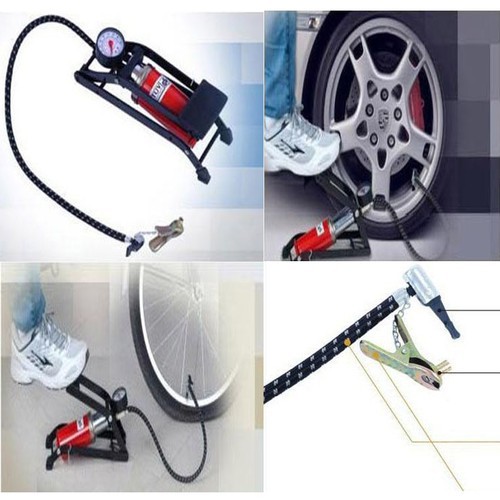 Bơm đạp chân ô-tô, xe máy - Bảo hành 12 tháng 1 đổi 1