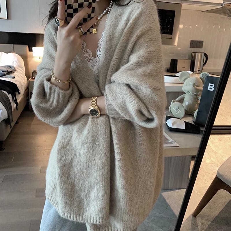 Áo Len Candigan Dáng Thụng | BigBuy360 - bigbuy360.vn