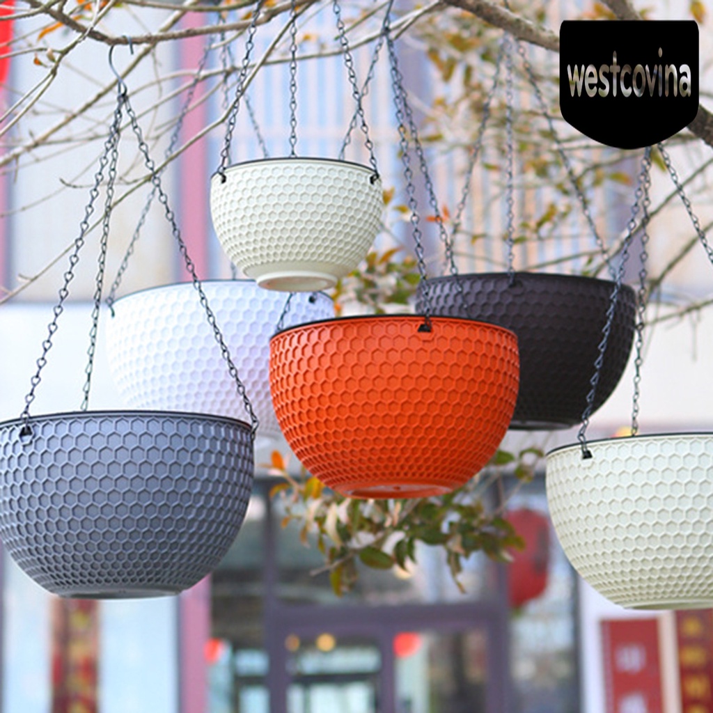 [Hot]☀ Móc Treo Chậu Cây Hình Tổ Ong Bằng Nhựa Resin Chống Thấm Nước Tiện Dụng Cho Sân Vườn