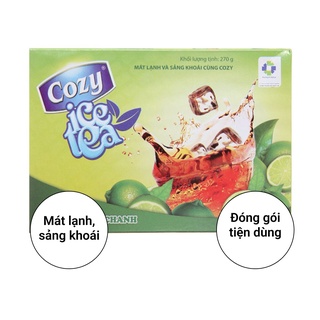TRÀ HOÀ TAN COZY ICE TEA 270G (15g x 18 gói)