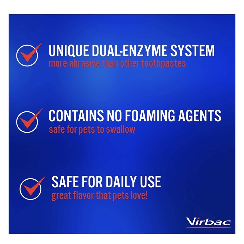 Virbac CET Enzymatic Toothpaste - Kem đánh răng cho chó mèo Virbac