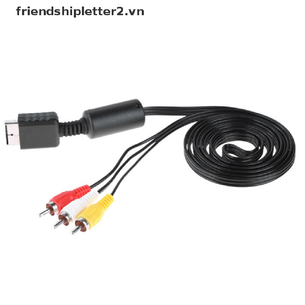 Bộ 2 Dây Cáp Video Av 3 Rca Cho Playstation Ps2