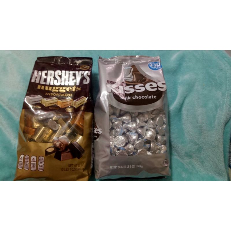 [Mã GROSALE giảm 10% đơn 150K] (Date 1/2023)Kẹo socola Hershey's Kisses Milk Chocolate gói 1.58Kg của Mỹ