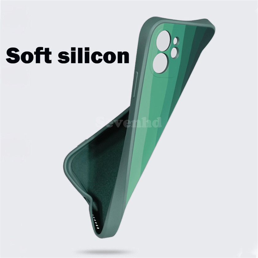 Ốp Lưng Silicone Mềm Màu Cầu Vồng Cho Oppo A55 A9 A5 A31 2020 Reno 5 Pro 3 A5S A3S A92 A72 A52 F11 F9 Pro | BigBuy360 - bigbuy360.vn