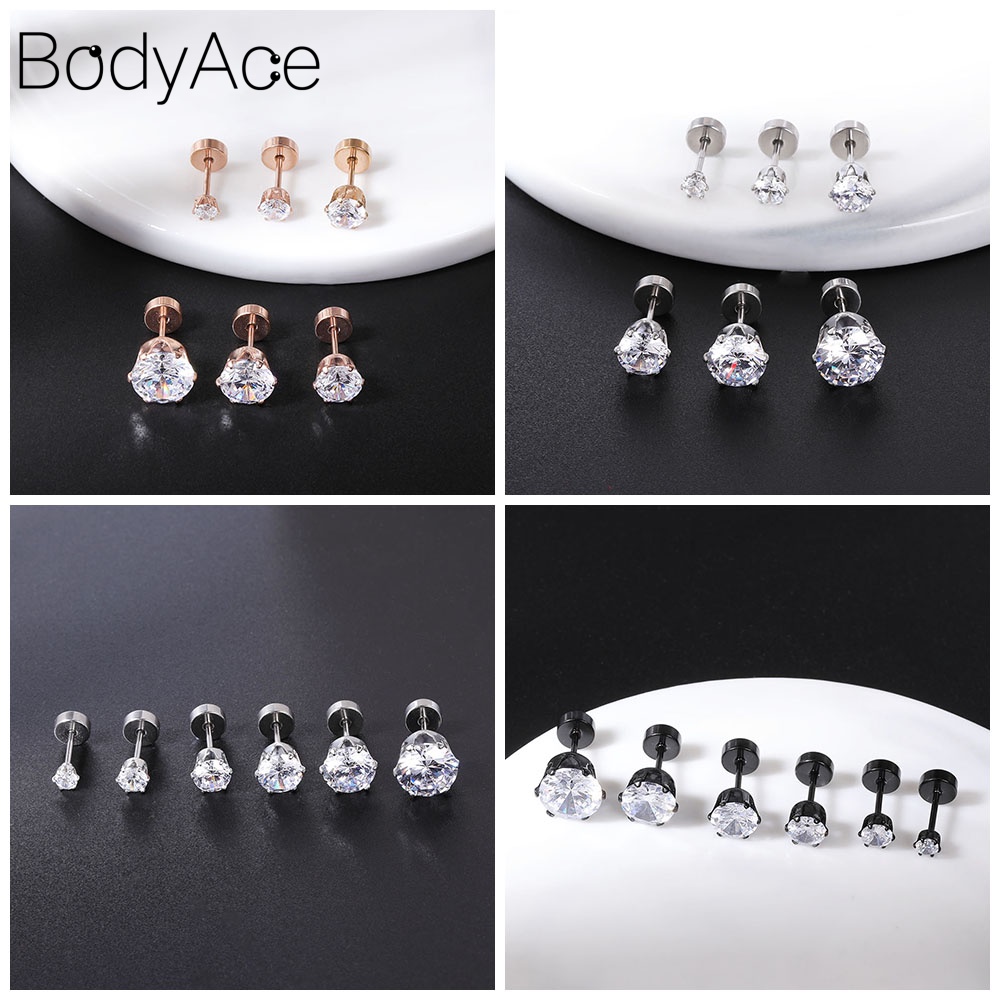 1 Khuyên Vành Tai Hình Hoa Hồng Và Bướm 20G Thời Trang