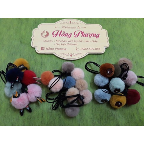 Buộc Tóc Quả Bông CuTe Dễ Thương