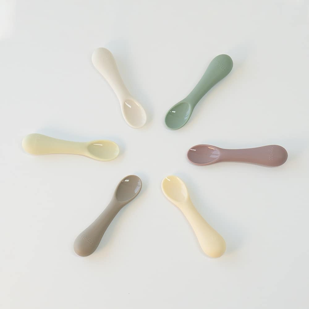 MUỖNG THÌA ĂN DẶM SILICONE BLUEMAMA MODUI NỘI ĐỊA HÀN QUỐC