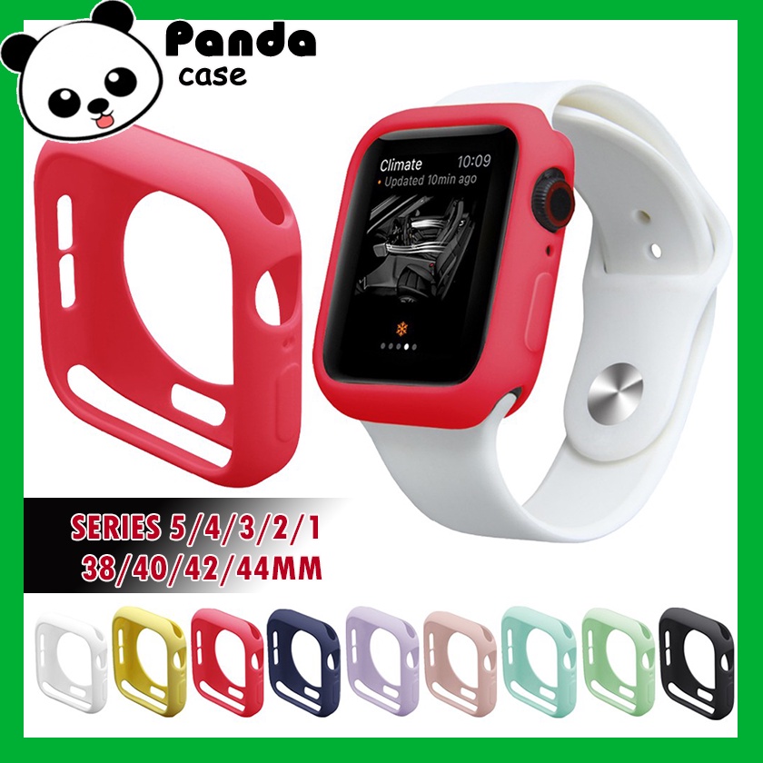 Ốp silicon bảo vệ đồng hồ apple watch iWatch series 6/5/4/3/2/1 – 38mm 40mm 42mm 44mm chống trầy xước viền – Panda Case