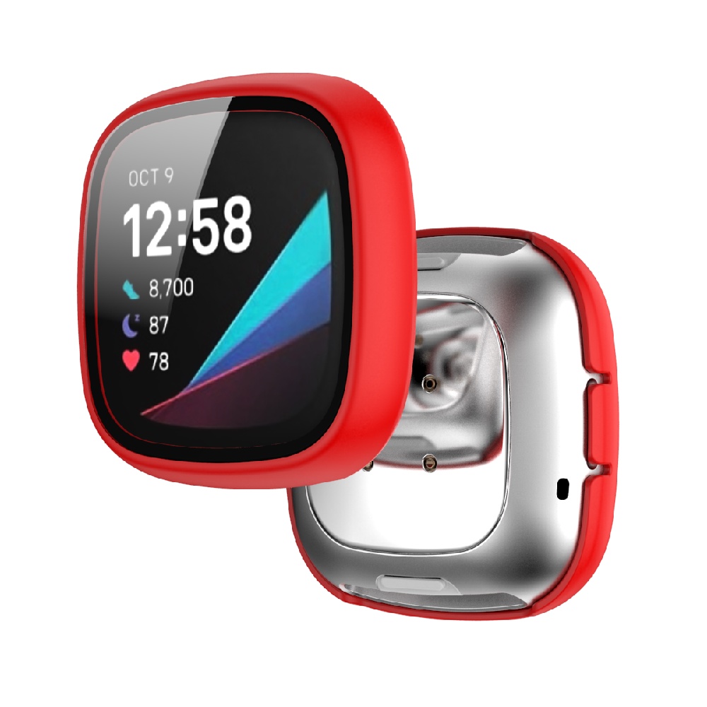 Ốp Lưng PC + KíNh CườNg LựC BảO Vệ MàN HìNh Cho Fitbit Versa 3