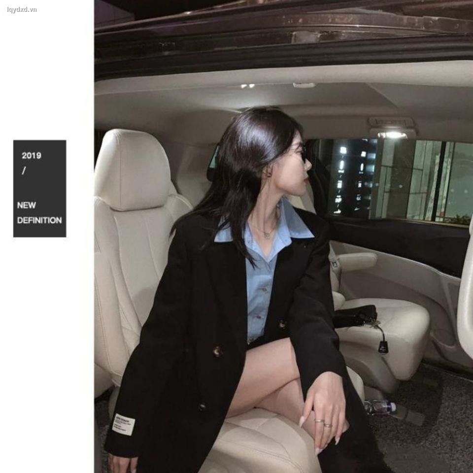 Áo khoác vest dáng rộng kiểu Hàn Quốc thời trang hè 2020 thanh lịch cho nữ