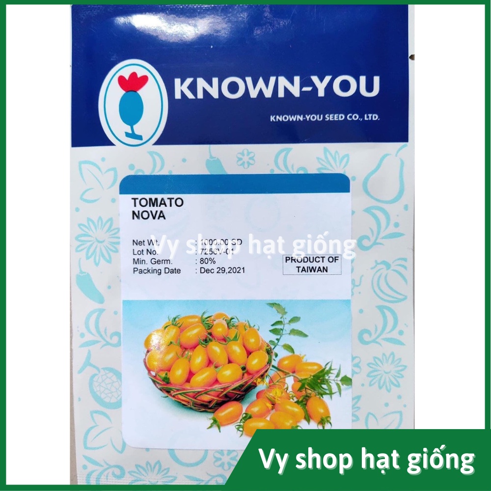10 hạt giống cà chua trái cây Nova Known You Đài Loan