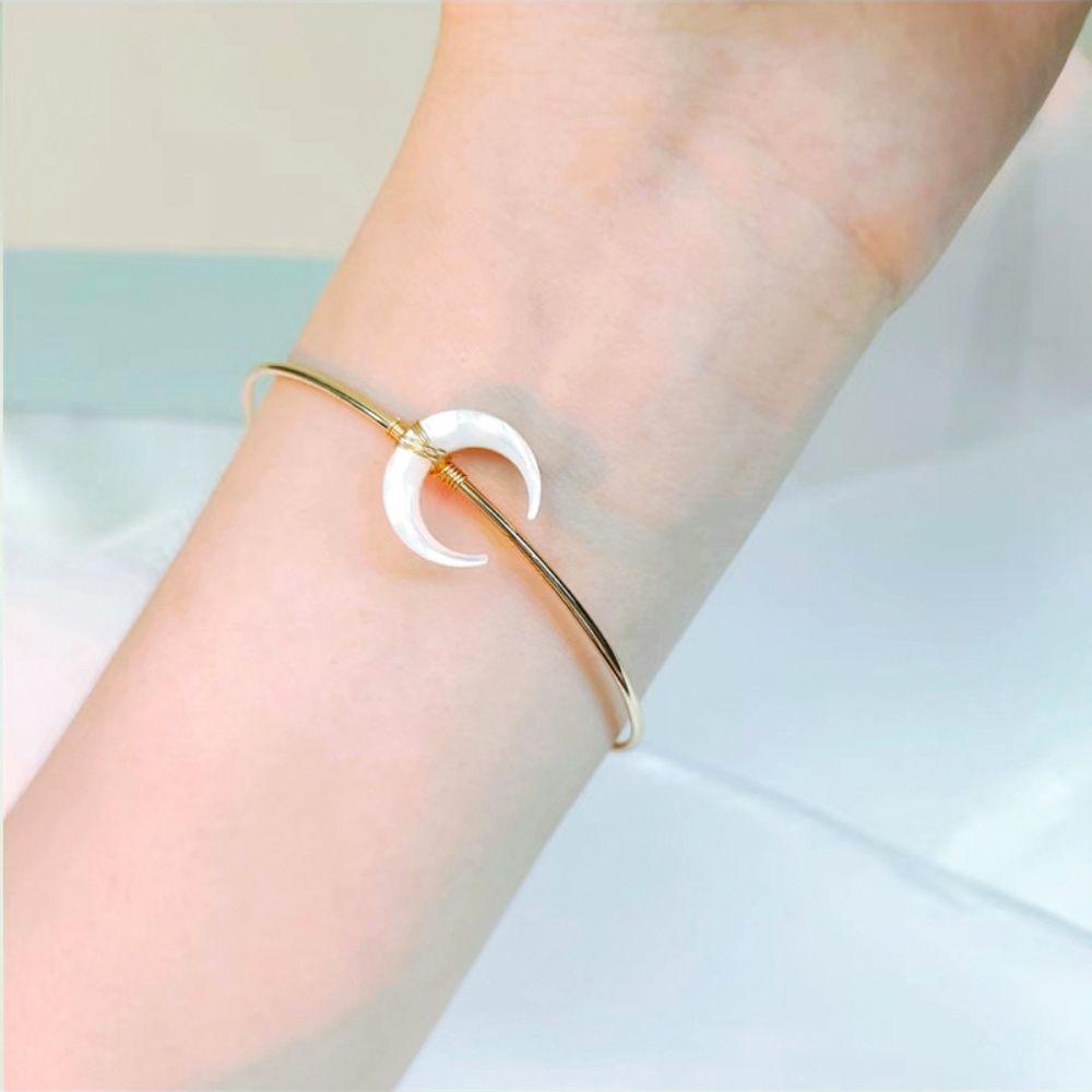 Mặt Dây Chuyền Hình Mặt Trăng Phong Cách Cổ Điển Dùng Làm Trang Sức DIY