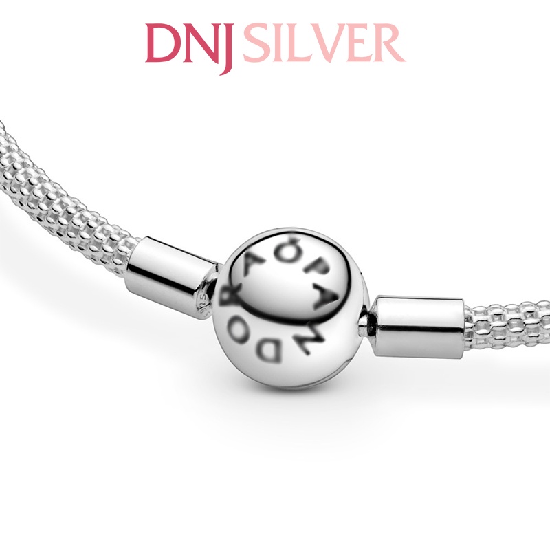 Vòng charm bạc 925 cao cấp - Mẫu vòng Moments Mesh Bracelet, có thể mix thêm hạt charm vào vòng theo ý thích