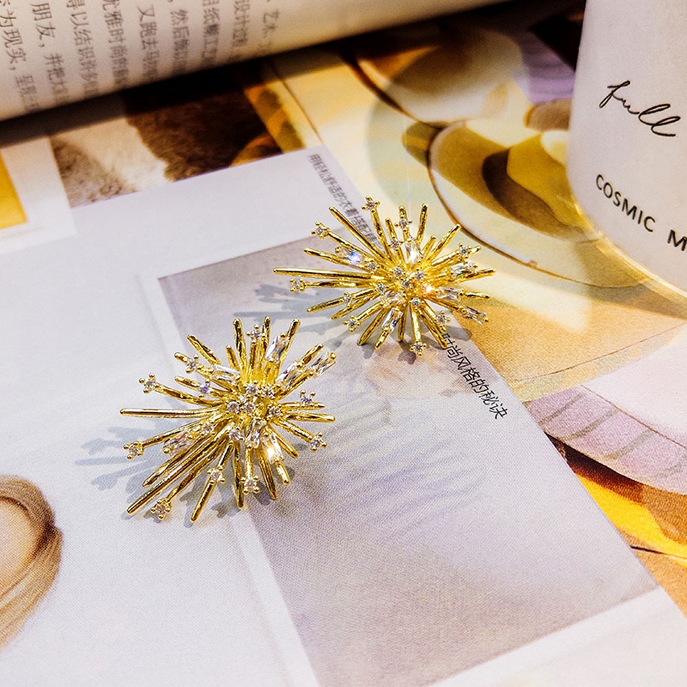 MXGOODS Accessories Fireworks Flower Stud Earrings