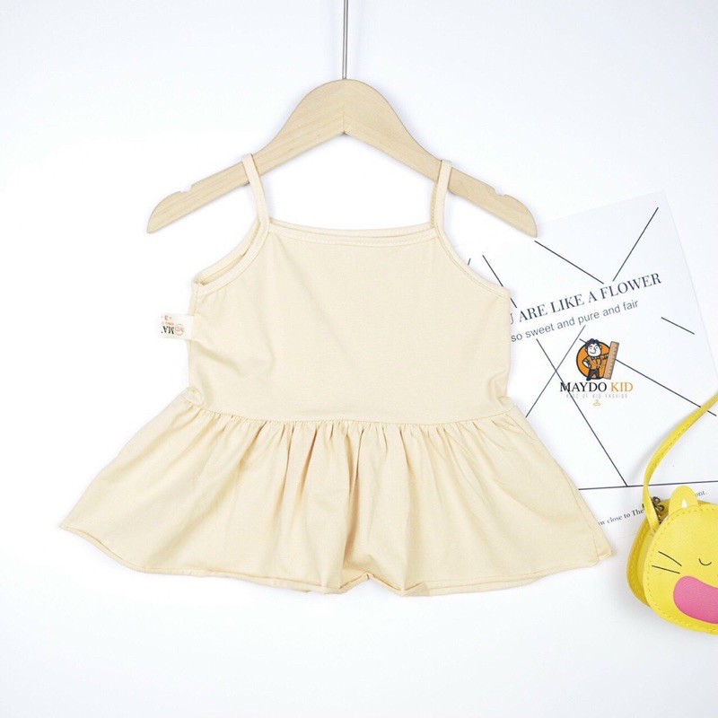 ÁO DÂY BABYDOLL🎁MUA 1 TẶNG 1🎁 COTTON SIÊU MÁT CHO BÉ ☘️TIỆM MẸ KEM☘️