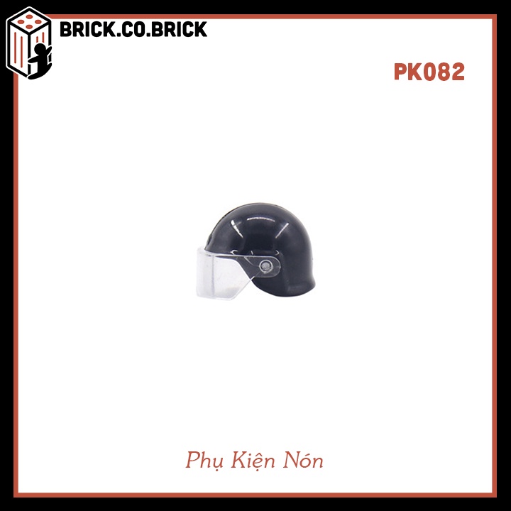 Phụ Kiện Nón SWAT Mũ Bảo Hiểm Đồ Chơi Lắp Ráp Minifigure PK082