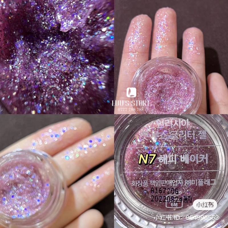 Nhũ Mắt Unleashia Glitter Dạng Gel 4g
