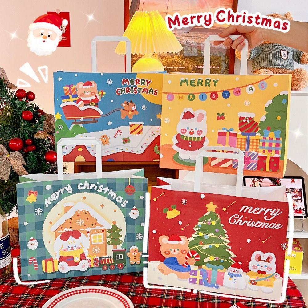 PINEVN Set 10 Túi Đựng Bánh Kẹo Trang Trí Tiệc Cưới / Giáng Sinh