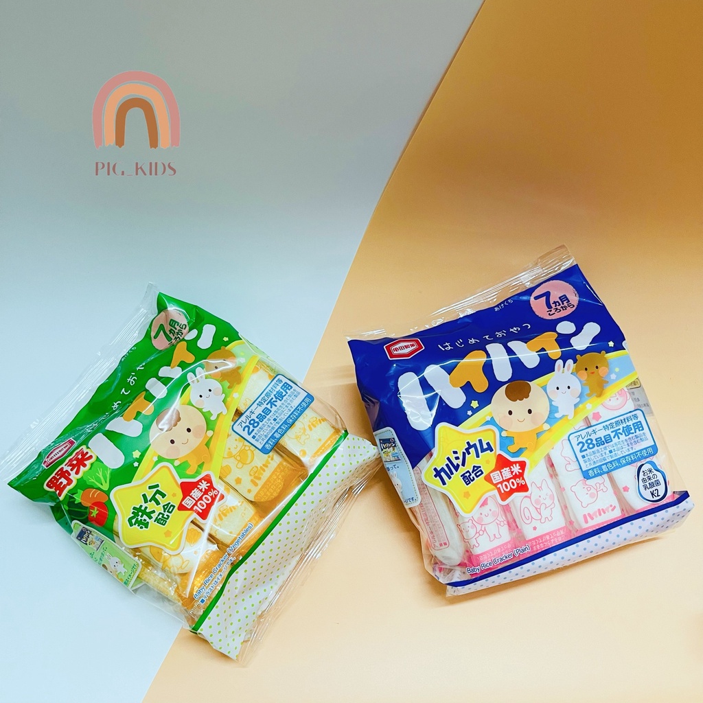 Bánh Gạo Tươi Ăn Dặm Cho Bé Từ 7m Của Nhật
