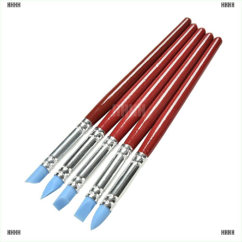 Bộ 5 Cọ Silicon Dùng Điêu Khắc Tạo Hình Đất Sét