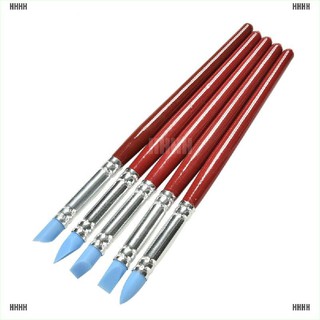 Bộ 5 cọ silicon dùng điêu khắc tạo hình đất sét