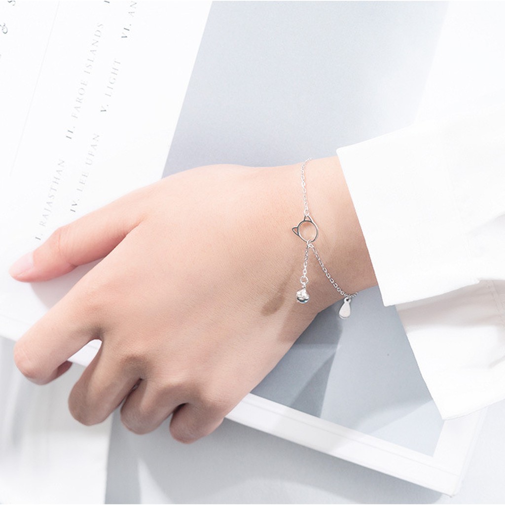 Lắc tay mèo con có chuông xinh xắn