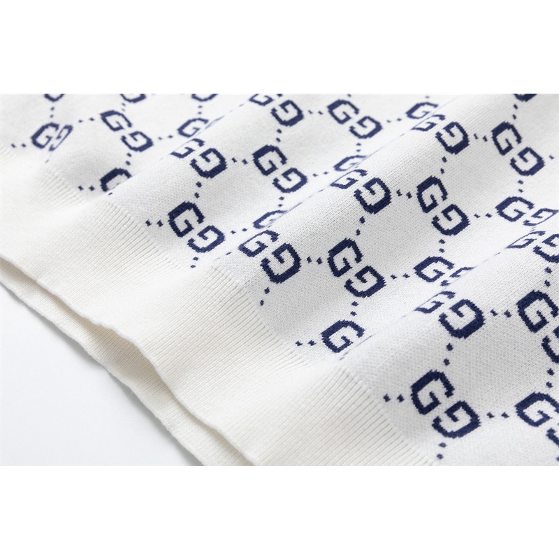 Gu Áo Sweater Đa Năng Đơn Giản Đa Năng Biểu Tượng Đôi G Công Nghiệp Nặng Sang Trọng Tươi Tắn