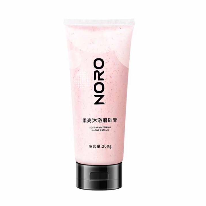 Tẩy da chết toàn thân NORO chiết xuất trái cây Soft Brightening Shower Scrub 200g NTTBC1