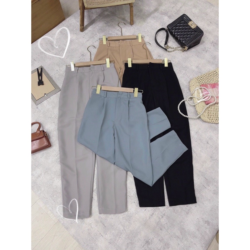 QUẦN BAGGY BASIC, quần công sở [Moment House]