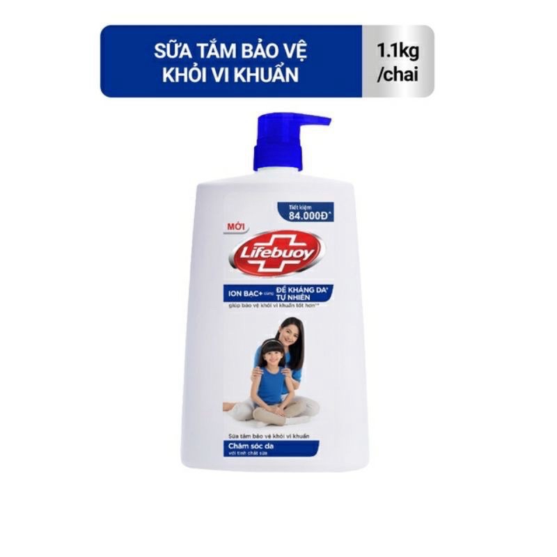 [Beman123]  Sữa tắm Lifebouy bảo vệ vượt trội 1.1kg ( chai lớn) giá rẻ