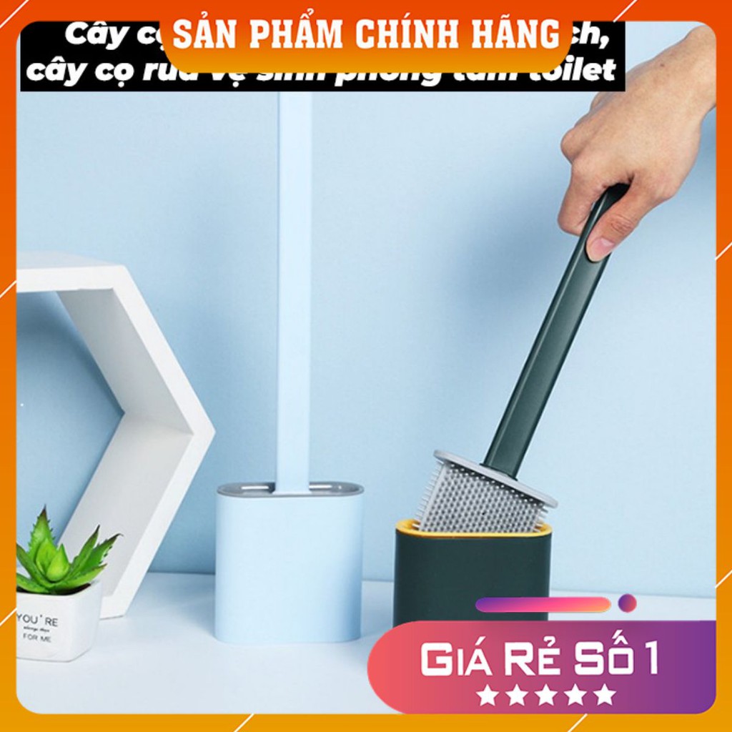 Cây cọ bồn cầu silicon siêu sạch, cây cọ rửa vệ sinh phòng tắm toilet chất lượng cao