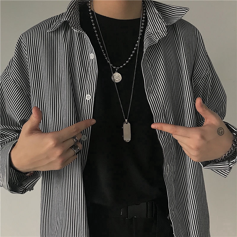 Vòng Cổ Nhiều Lớp Phong Cách Hip Hop Đường Phố Hàn Quốc