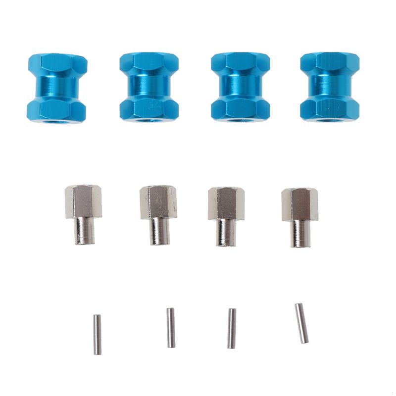 4 Trục Nối Dài Bánh Xe Hơi Điều Khiển Từ Xa M12 12mm M15 15mm 4 Đầu Nối Dài Bằng Hợp Kim Tỉ Lệ 1 / 10