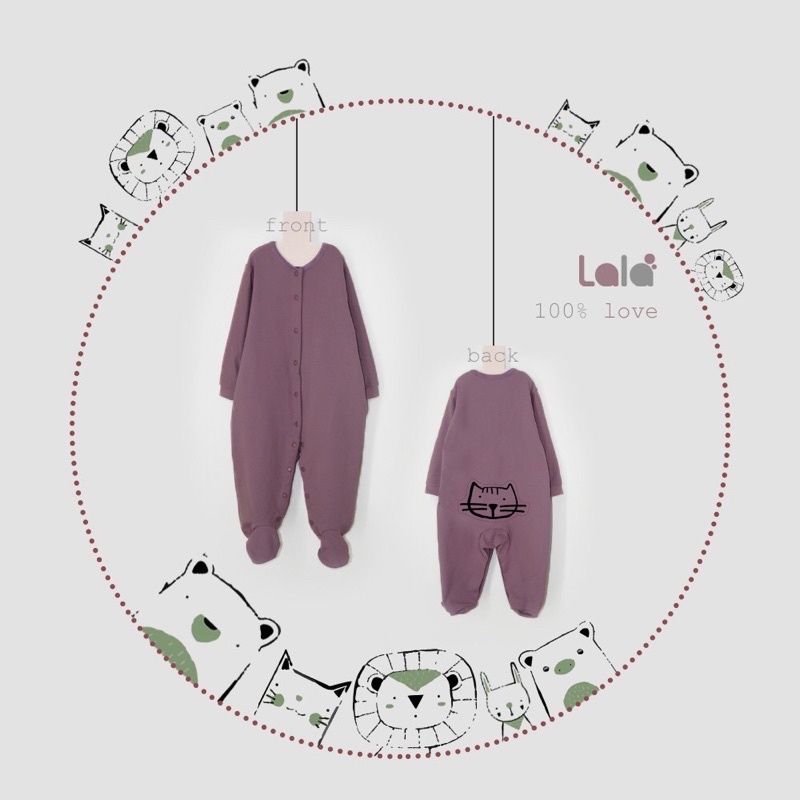 Sleepsuit/ Bộ ngủ liền có tất cho bé