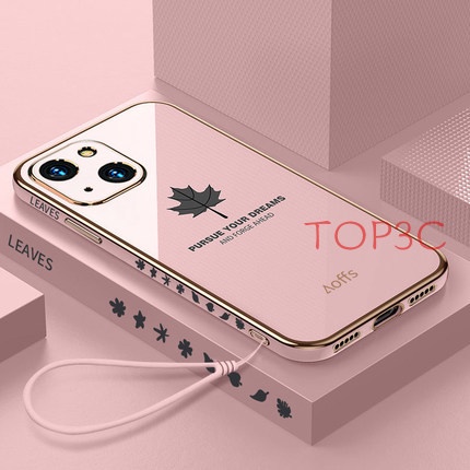 Ốp lưng iPhone 13 Ốp Điện Thoại Hình Lá Phong Cho iphone 13 pro max 12 pro max 11 pro max FY
